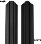 BILKA Sipca metalica pentru gard BILKA Negru Dublu Ral 9005 Lucios 92.9 X 0.60 mm 100cm (17960)