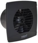 CATA UC-12 Hygro fekete szellőztető ventilátor utószellőztető és páraérzékelő funkcióval, fordulatszám állítási lehetőséggel, pillangószeleppel (1302200)