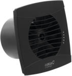 SAPHO UC-12 TH fürdőszobai ventilátor időzitővel és páratartalom érzékelővel 12W, fekete 01302200 (01302200)