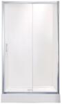 Cooke & Lewis Usa de dus glisanta COOKE & LEWIS Onega, cadru aluminiu, sticla securizata 5mm, 100 x 190 cm, transparent