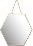 KI Oglinda decorativa KI, D 20 cm, auriu (DMOC37008130)