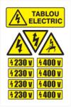 Creative Sign Set Indicator Avertizare Tablou Electric, 12 pictograme Creative Sign