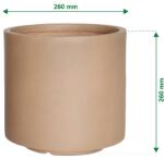 Verve Ghiveci din Fibra de lut, Bronz, 26 cm Verve