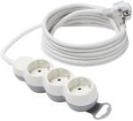 Diall Prelungitor 3 prize, cu comutator, alb, 16 A, 1.5 mmp x 4 m Diall