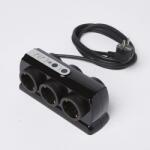 Masterplug Prelungitor 6 prize, 2 porturi USB, negru, 16 A, 1.5 mmp x 2 m
