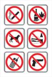 Creative Sign Set Indicatoare Interdictie, 6 Pictograme Creative Sign