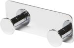 GoodHome Suport dublu Koros GOODHOME, 10.7 x 4 x 2 cm, otel, argintiu