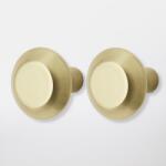 GOODHOME Set butoni GOODHOME Nucusoara, aluminiu, 3.2 cm, auriu, 2 bucati