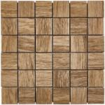 GOODHOME Mozaic ceramic decorativ GoodHome Wychwood, 30x30 cm, maro