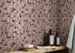 GOODHOME Mozaic interior GOODHOME Saphyr, sticla, 30.7 x 31.3 cm, maro