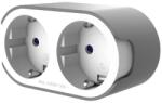JACOBSEN Adaptor priza Jacobsen, 2 prize, 16A, alb-gri