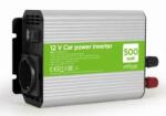 Gembird 12V-os autós feszültségátalakító, teljesítmény 500 W (EG-PWC500-01)