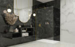 Radaway Modo SL II Gold Walk-in arany zuhanyfal 50 átlátszó jobbos
