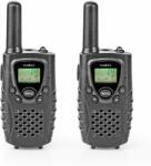 Nedis WLTK0800BK - Adókészülék | Hatótávolság 8 km | 8 csatorna | PTT / VOX | 2 db | Fekete (WLTK0800BK)