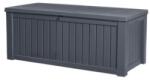 Keter ROCKWOOD műanyag kerti tároló 570L Grafitszürke színű (601781912)