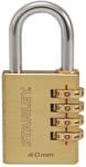 Somogyi STANLEY S742-053 rézlakat, 40mm, számkombinációs, egyszeres reteszelés