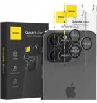Spacecase 2 darabos Spacecase QuickFit üveg kameravédő fólia szett, fekete, iPhone 13 Pro/Pro Max készülékhez