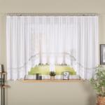Markizeta Jacquard függöny, Felszerelésre kész, Modesta modell, 500x160 cm, Marquise, Fehér (MAR_85080)