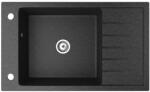 NERO Gránit Mosogató NERO Grande + Szifon (fekete)