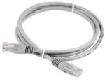 HCT Cablu UTP cu mufe HCT CAT6 2m Gri - Conectivitate Gigabit stabilă (68454)