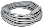 HCT Cablu UTP cu mufe HCT Cat. 5E 10m gri - conexiune stabilă și sigură pentru rețele Ethernet (68347)