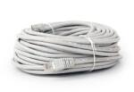 HCT Cablu UTP cu mufe HCT Cat. 6 25m gri - conexiune rapidă și sigură pentru rețele Ethernet (95662)