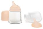 Suavinex Suavinex, Zero Zero, set de biberoane, biberon 180 ml cu tetina si punga