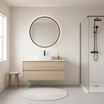 InspiroDesign Sole Smart 80 cm fürdőszobai tükör LED világítással TSO-80x80 (TSO-80x80)