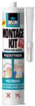 BISON Adeziv pentru polistiren si termoizolatii, transparent, 440 ml Bison Montage Kit