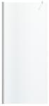 GOODHOME Paravan dus walk-in GOODHOME, aluminiu, sticla transparenta, 87.5x195 cm, crom