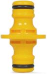 Hozelock Conector furtun, cu dublu adaptor, plastic, gri Hozelock