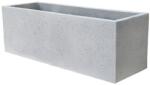 Verve Jardiniera flori VERVE, 60 x 22 x 22 cm, gri deschis