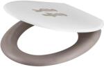GoodHome Capac WC GOODHOME Genoa, SoftClose, duroplast, alb-gri