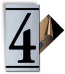 Creative Sign Cifra 4, ABS, Gravat, Argintiu, M7 Creative Sign