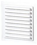 VENTS Grila pentru ventilatie cu plasa insecte, otel, 300 x 300 mm, alb
