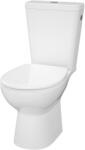 GOODHOME Set vas WC si rezervor GOODHOME Cavally, ceramica, evacuare orizontala, capac SoftClose, alb