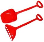 ROBENTOYS Jucarie lopata si grebla ROBENTOYS, +3 ani, plastic, rosu