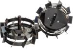 Metal Style Roti metalice motocultor, 40 cm, negru