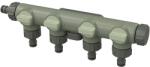 Verve Conector furtun cu 4 iesiri VERVE, verde