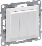 Legrand Intrerupator triplu, 10AX, term surub, alb