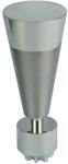 GOODHOME Capat galerie GOODHOME Olympe, metal, 12.6 x 4.8 cm, argintiu