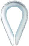 Diall Bride ovale cabluri DIALL, metal, 3mm, argintiu 2buc