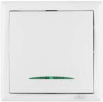 RELEE Intrerupator LED, 1 modul, 10 A, alb Relee Medias