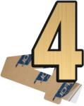 Creative Sign Cifra 4, ABS, Gravat, Auriu, M6 Creative Sign