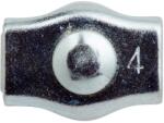 Diall Bride simple cabluri DIALL, metal, 4mm, argintiu 2buc
