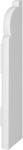 VOX Terminatie stanga-dreapta VOX ESP301, 2 bucati, PVC, alb