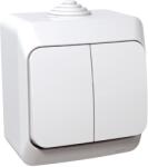 Schneider Electric Cedar Intrerupator Dub Ip44 Pt 10A Alb