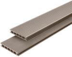 KLIKSTROM Placa KLIKSTROM WPC terasa, 220x14.5 cm, grosime 2.1 cm, maro taupe