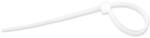 Novelite Colier cablu, 150 x 2.5 mm, alb, set