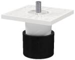 GOODHOME Picioare reglabile, joase, albe, plastic GoodHome Atomia Garderoba